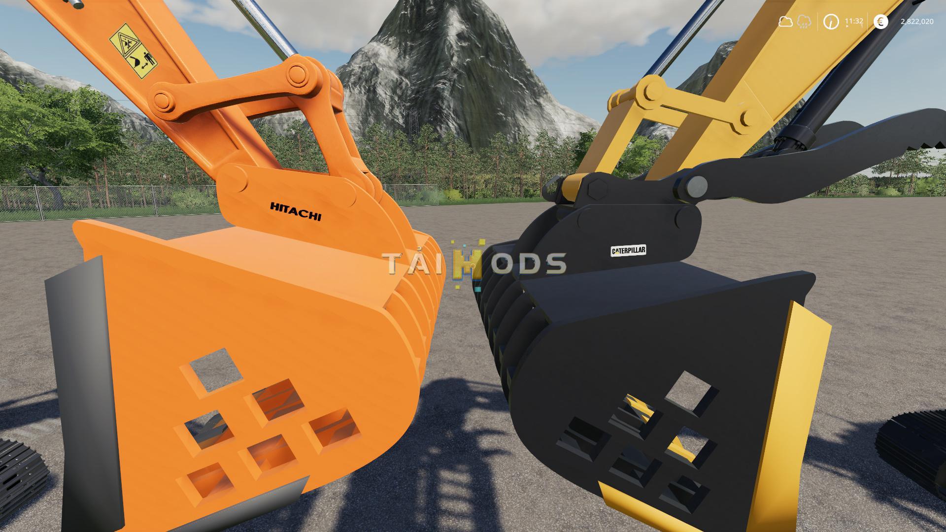 FS19 - Screen Bucker for Hitachi ZX 290 V1.0 (1.5)