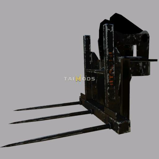 FS19 - Hitachi ZX290LC Bale Forks V1.0 (1.5) FS19 - Hitachi ZX290LC Bale Forks V1.0 (1.5)