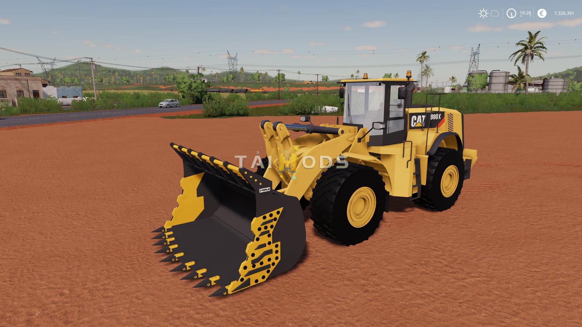 FS19 - Mining Bucket For 980K Cat Loader V1.0 (1.5) FS19 - Mining Bucket For 980K Cat Loader V1.0 (1.5)