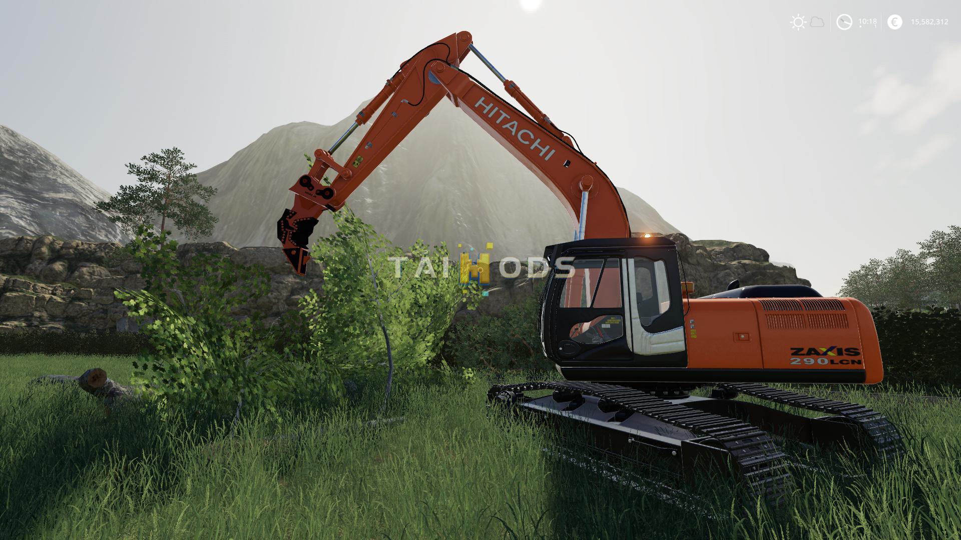 FS19 - Ripper R115 For Hitachi Excavator V1.0 (1.5) FS19 - Ripper R115 For Hitachi Excavator V1.0 (1.5)
