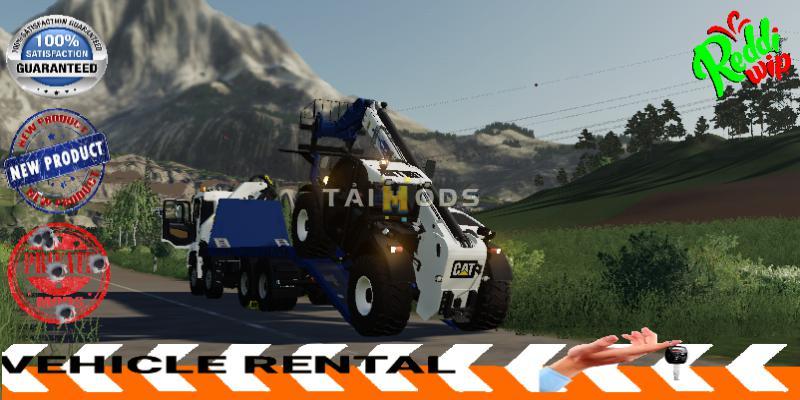 FS19 - Chariot Telescopique Bleu Blanc V1.5 (1.5) FS19 - Chariot Telescopique Bleu Blanc V1.5 (1.5)
