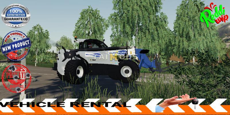 FS19 - Chariot Telescopique Bleu Blanc V1.5 (1.5) FS19 - Chariot Telescopique Bleu Blanc V1.5 (1.5)