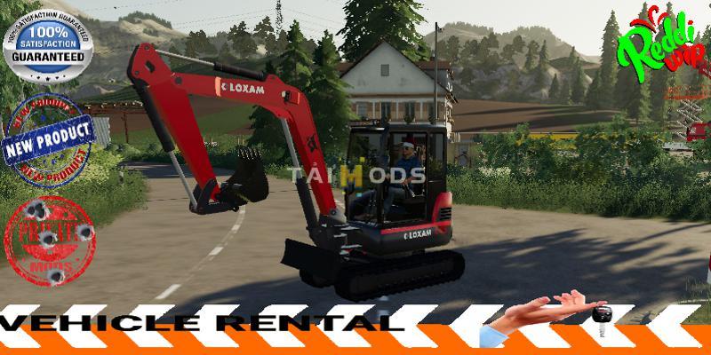 FS19 - Mini Excavator Loxam V1.5 (1.5)