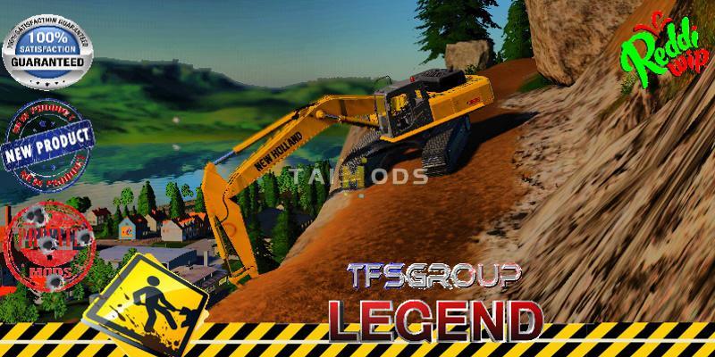 FS19 - New Holland E385 Excavator V1.5 (1.5) FS19 - New Holland E385 Excavator V1.5 (1.5)