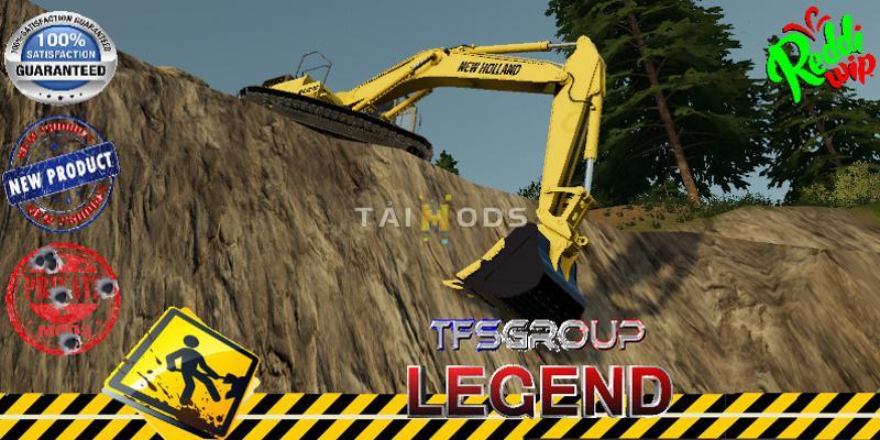 FS19 - New Holland E385 Excavator V1.5 (1.5) FS19 - New Holland E385 Excavator V1.5 (1.5)