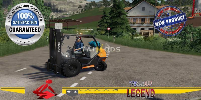 FS19 - GPL Toyota Forklift V1.5 (1.5)