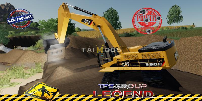 FS19 - Caterpillar 390F Excavator V1.5 (1.5) FS19 - Caterpillar 390F Excavator V1.5 (1.5)