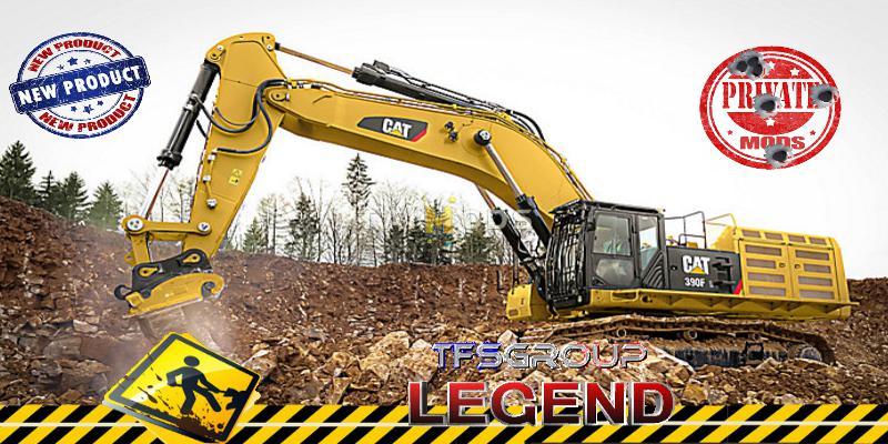 FS19 - Caterpillar 390F Excavator V1.5 (1.5) FS19 - Caterpillar 390F Excavator V1.5 (1.5)