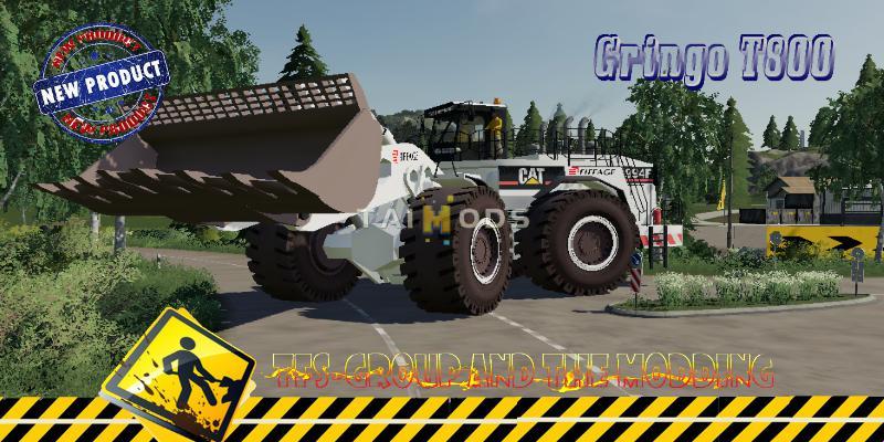 FS19 - Wheel Loader Cat 994 Eiffage V1.5 (1.5)