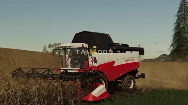 FS19 - Rostselmash Acros 595 Harvester V1.1 (1.7) FS19 - Rostselmash Acros 595 Harvester V1.1 (1.7)