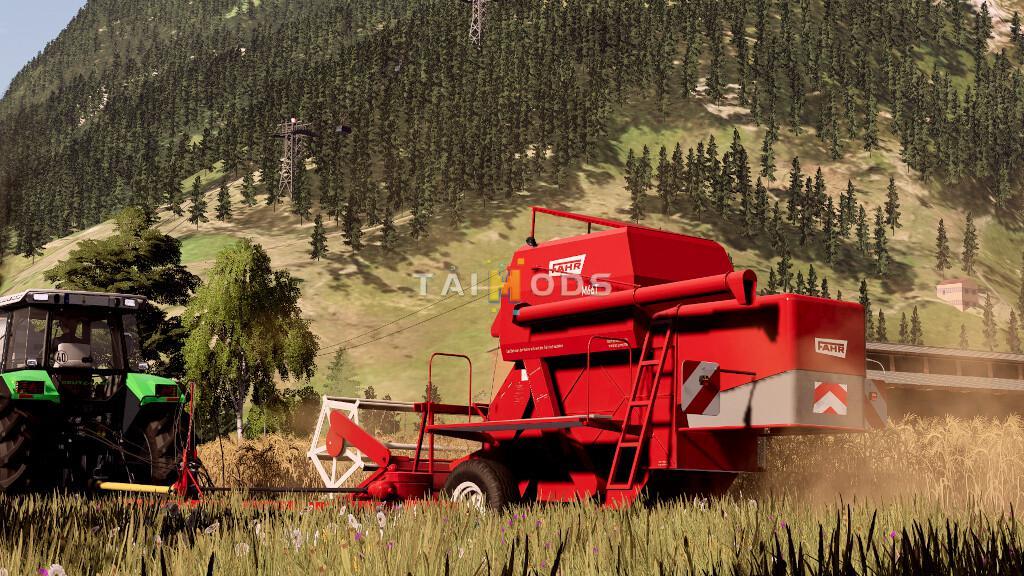 FS19 - Deutz-Fahr M66T Trailed Combine V1.0 (1.7) FS19 - Deutz-Fahr M66T Trailed Combine V1.0 (1.7)