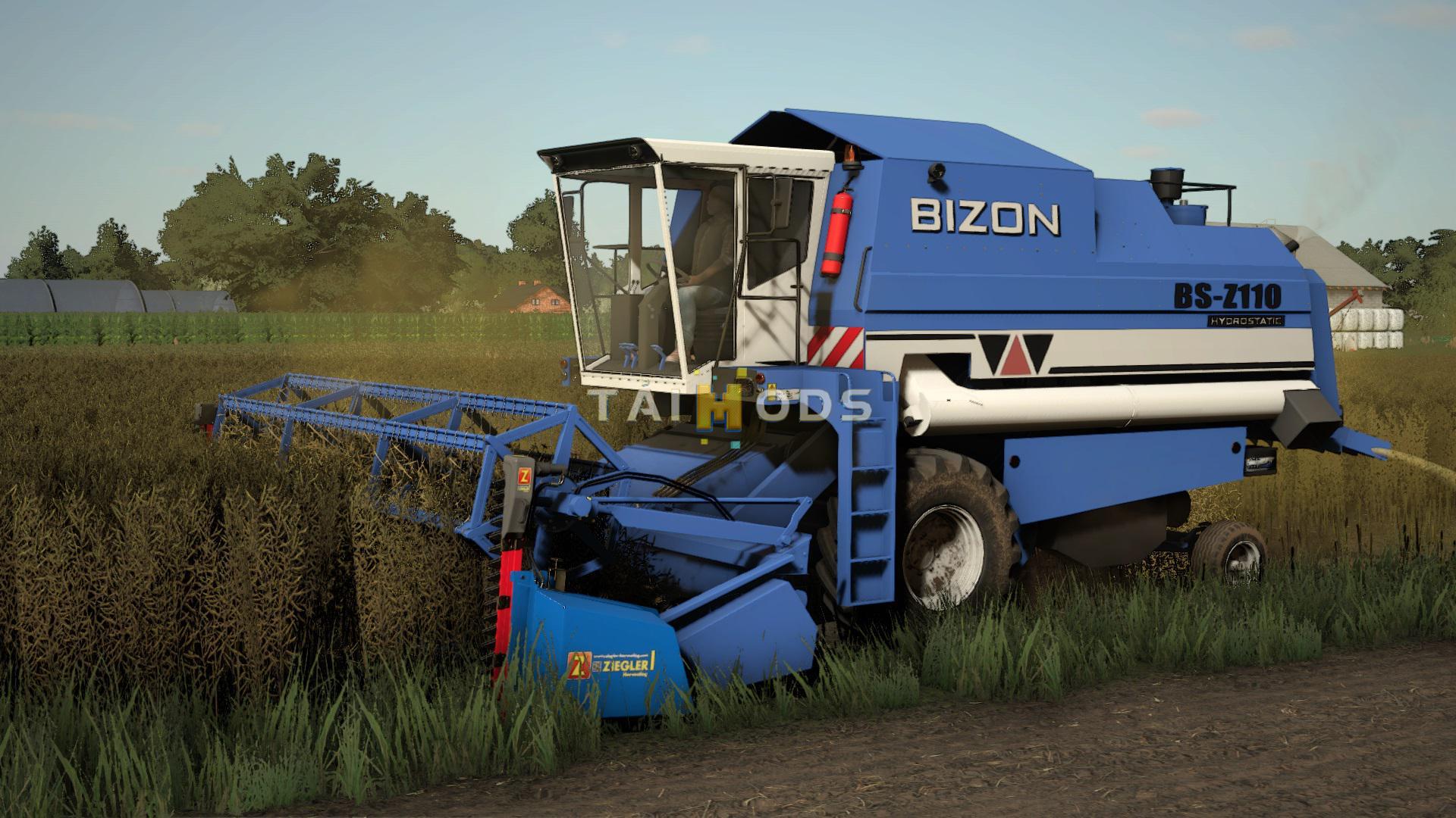 FS19 - Bizon BS Z110 Harvester V1.0 (1.7) FS19 - Bizon BS Z110 Harvester V1.0 (1.7)