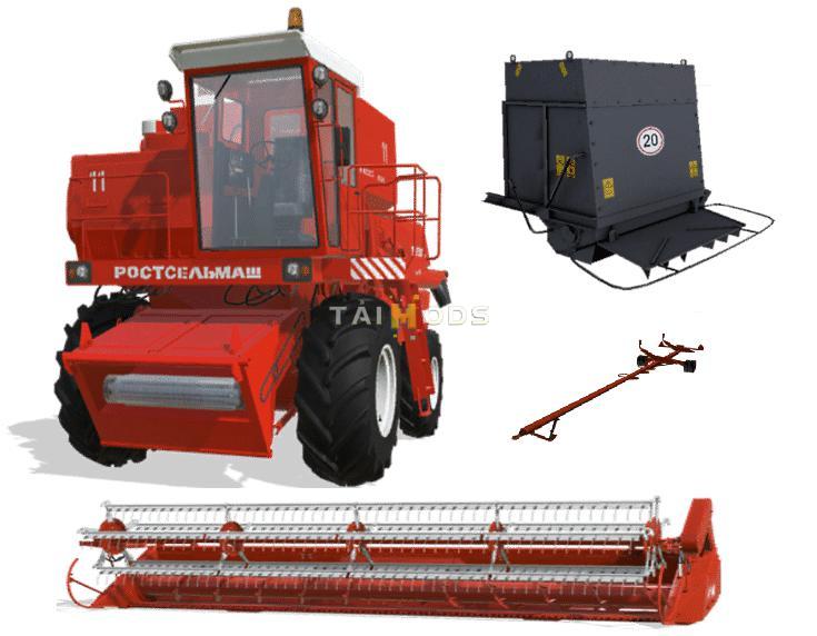FS19 - Don 1500A Harvester V1.1 (1.7) FS19 - Don 1500A Harvester V1.1 (1.7)