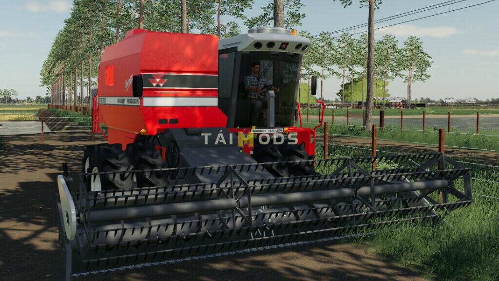 FS19 - Massey Ferguson 5650 And Cutter V1.1 (1.7) FS19 - Massey Ferguson 5650 And Cutter V1.1 (1.7)