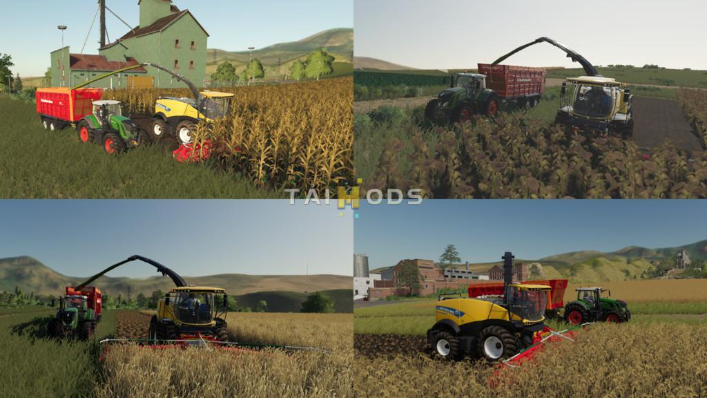 FS19 - Multi Harvest Headers V1.2 (1.7) FS19 - Multi Harvest Headers V1.2 (1.7)