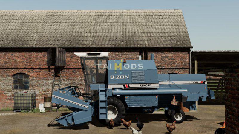 FS19 - Bizon Rekord Z058 Harvester V1.0 (1.6) FS19 - Bizon Rekord Z058 Harvester V1.0 (1.6)