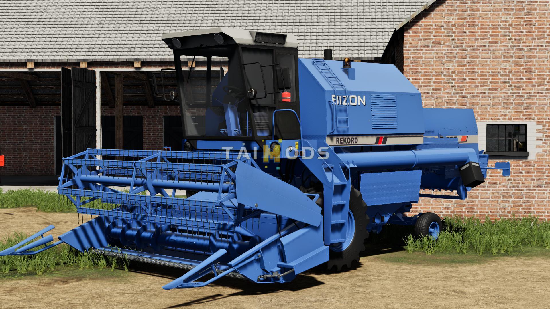 FS19 - Bizon Rekord Z058 Harvester V1 (1.6) FS19 - Bizon Rekord Z058 Harvester V1 (1.6)