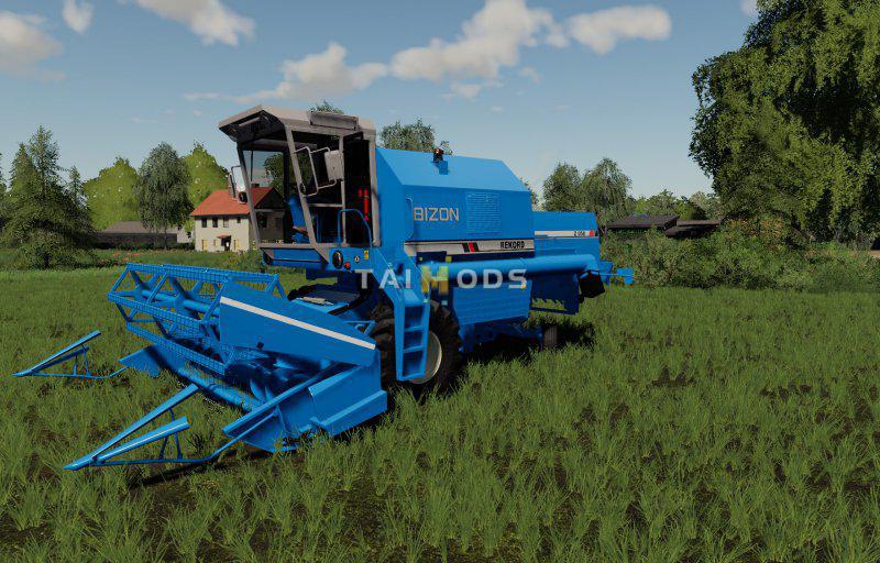 FS19 - Bizon Rekord Z058 Blue Harvester V1.0 (1.6)