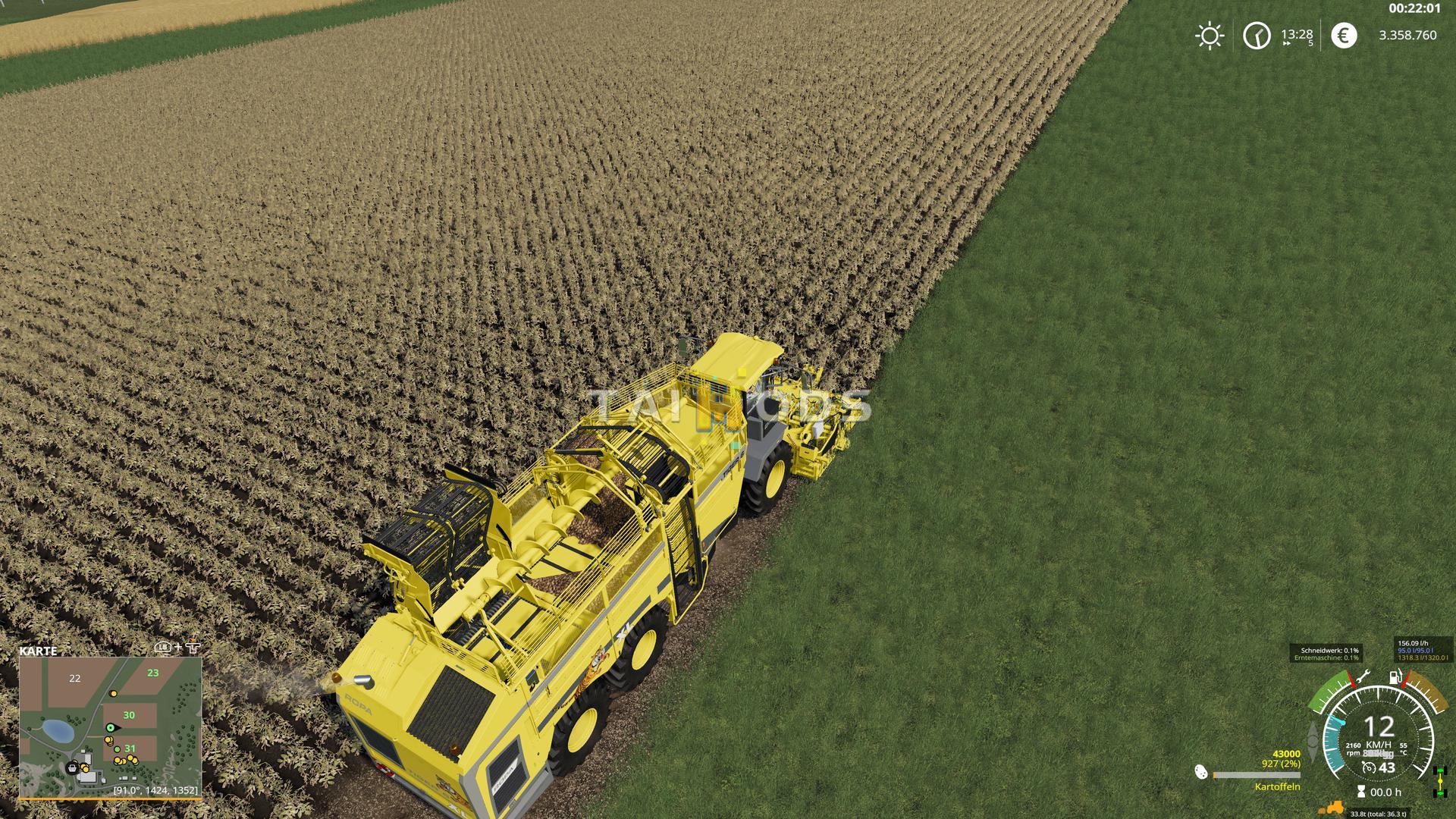 FS19 - Standard Holmer and Ropa Machines Potato Ready V1.0 (1.5) FS19 - Standard Holmer and Ropa Machines Potato Ready V1.0 (1.5)