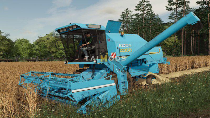 FS19 - Bizon Rekord NH Harvester V1.0 (1.5) FS19 - Bizon Rekord NH Harvester V1.0 (1.5)