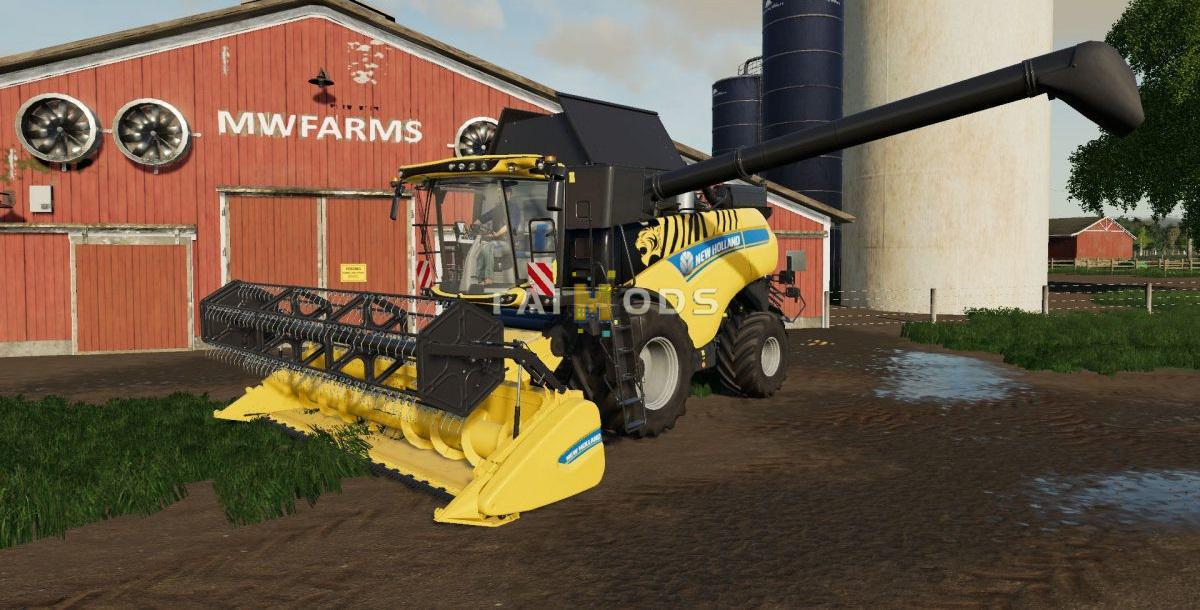 FS19 - New Holland CR 6.90 Harvester V1.0 (1.5) FS19 - New Holland CR 6.90 Harvester V1.0 (1.5)