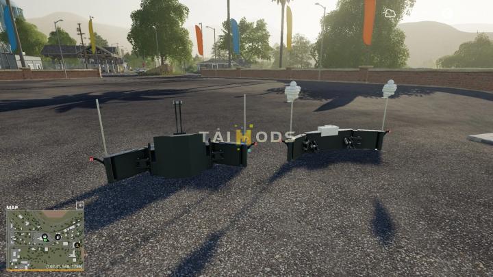 FS19 - Safety Weights Pack V1.0 (1.7) FS19 - Safety Weights Pack V1.0 (1.7)