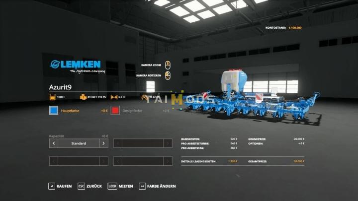 FS19 - Lemken Azurit9 & Lemken Solitair23 Multifruit V1.1 (1.7) FS19 - Lemken Azurit9 & Lemken Solitair23 Multifruit V1.1 (1.7)