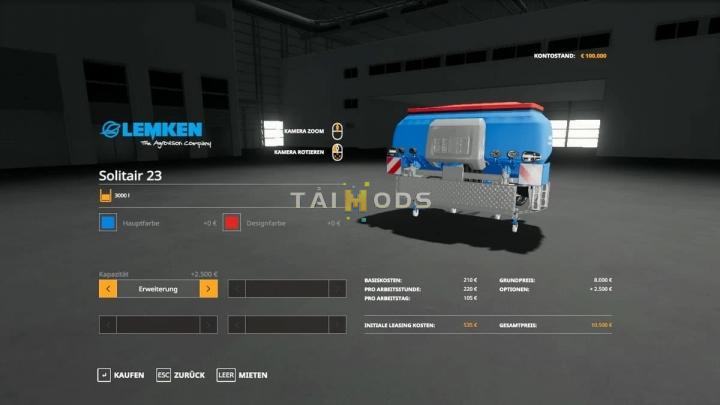 FS19 - Lemken Azurit9 & Lemken Solitair23 Multifruit V1.1 (1.7) FS19 - Lemken Azurit9 & Lemken Solitair23 Multifruit V1.1 (1.7)