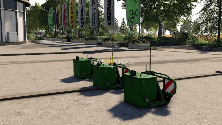 FS19 - John Deere Weight V1.0.0.1 (1.7)