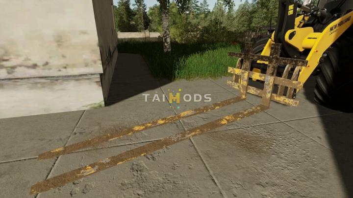 FS19 - Long Forks Pack For Wheel Loader V1.0 (1.7) FS19 - Long Forks Pack For Wheel Loader V1.0 (1.7)