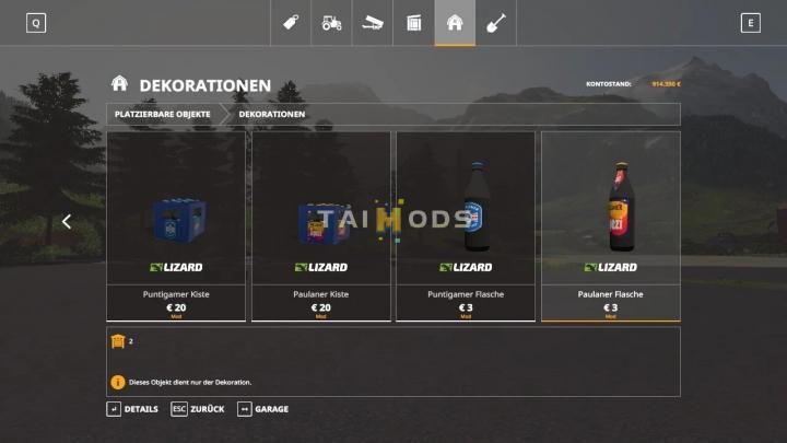 FS19 - Bierpack V1.0 (1.7) FS19 - Bierpack V1.0 (1.7)