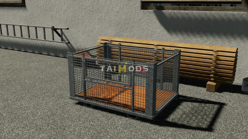 FS19 - Fliegl Transport Box V1.1 (1.7) FS19 - Fliegl Transport Box V1.1 (1.7)