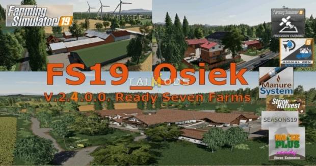 FS19 - Osiek Map V2.4 (1.7) FS19 - Osiek Map V2.4 (1.7)
