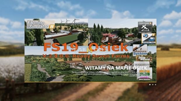 FS19 - Osiek Seven Farms Ready V2.3 (1.7) FS19 - Osiek Seven Farms Ready V2.3 (1.7)