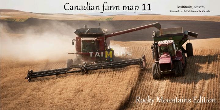 FS19 - Canadian Farm Map V11.1 Rocky (1.7) FS19 - Canadian Farm Map V11.1 Rocky (1.7)