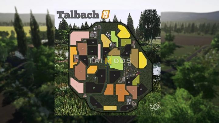 FS19 - Talbach Map V1.0 (1.7) FS19 - Talbach Map V1.0 (1.7)