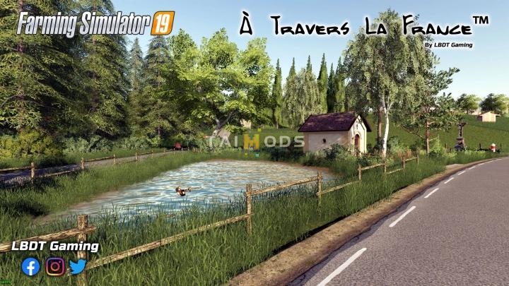 FS19 - A Travers LA France Map V1.0.0.1 (1.7) FS19 - A Travers LA France Map V1.0.0.1 (1.7)