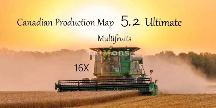 FS19 - Canadian Production Map Ultimate V5.2 (1.7) FS19 - Canadian Production Map Ultimate V5.2 (1.7)