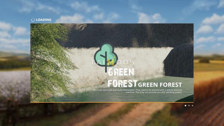 FS19 - Green Forest Map V1.0 (1.7) FS19 - Green Forest Map V1.0 (1.7)
