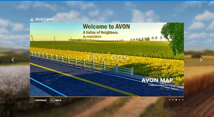 FS19 - Avon Map V1.4 (1.7) FS19 - Avon Map V1.4 (1.7)