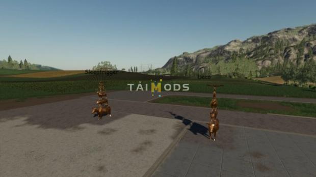 FS19 - Animal Statue V1.1 (1.7) FS19 - Animal Statue V1.1 (1.7)