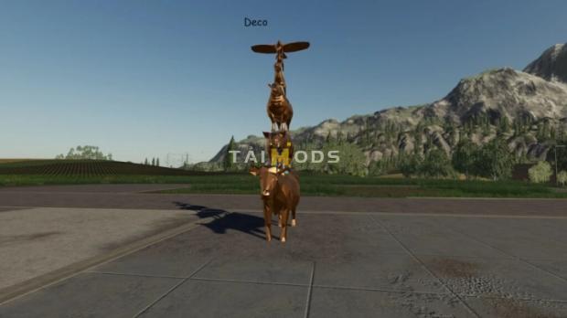 FS19 - Animal Statue V1.1 (1.7) FS19 - Animal Statue V1.1 (1.7)