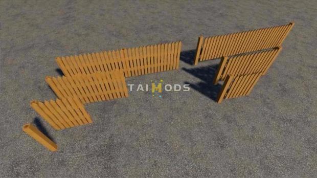 FS19 - Fence Pack with Bright Wood V1.0 (1.7) FS19 - Fence Pack with Bright Wood V1.0 (1.7)