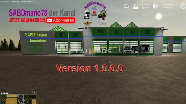 FS19 - Sabd Busdepot Stadterke V1.0 (1.7) FS19 - Sabd Busdepot Stadterke V1.0 (1.7)