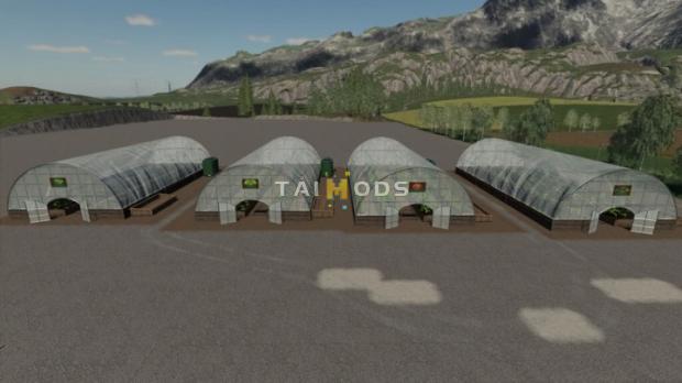 FS19 - Greenhouses Pack V1.0 (1.7) FS19 - Greenhouses Pack V1.0 (1.7)
