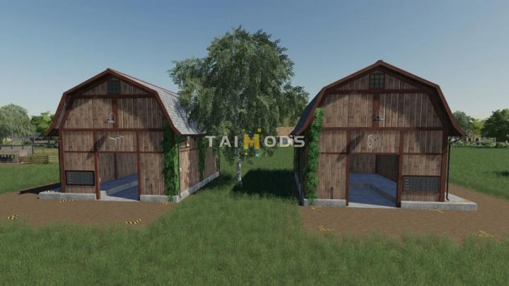 FS19 - Placeable Bale Barns V1.0 (1.7) FS19 - Placeable Bale Barns V1.0 (1.7)