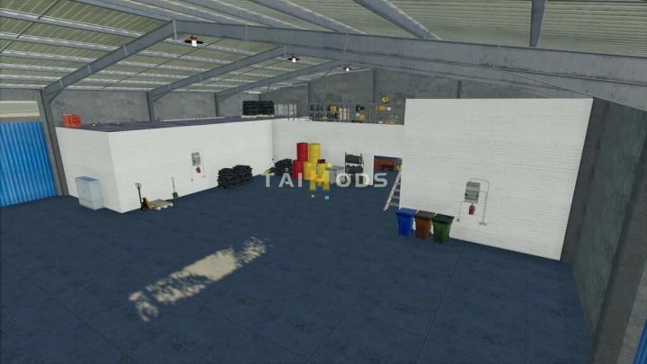 FS19 - Large Vehicle Hall V1.0 (1.7) FS19 - Large Vehicle Hall V1.0 (1.7)