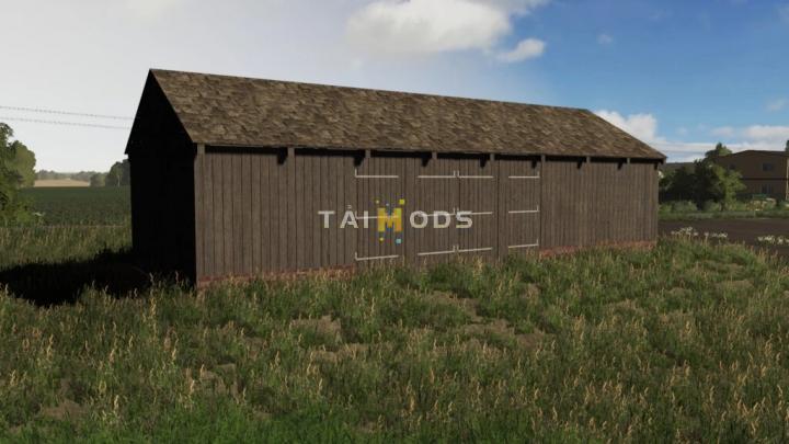 FS19 - Wooden Barn V1.0 (1.7) FS19 - Wooden Barn V1.0 (1.7)