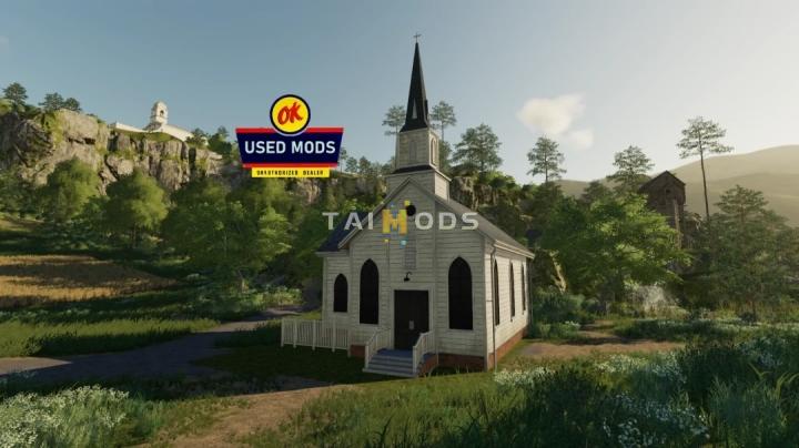 FS19 - A-OK Placable Church V1.0 (1.7) FS19 - A-OK Placable Church V1.0 (1.7)