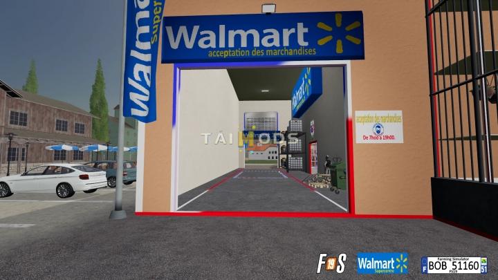 FS19 - Walmart Supermarket V2.0 (1.7) FS19 - Walmart Supermarket V2.0 (1.7)